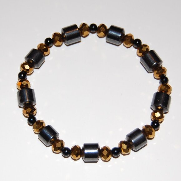 2 Pcs,Necklace,Bracelet,Magnetic Necklace,Magnetic Bracelet,Glass,Magnetic Beads - Picture 4 of 4